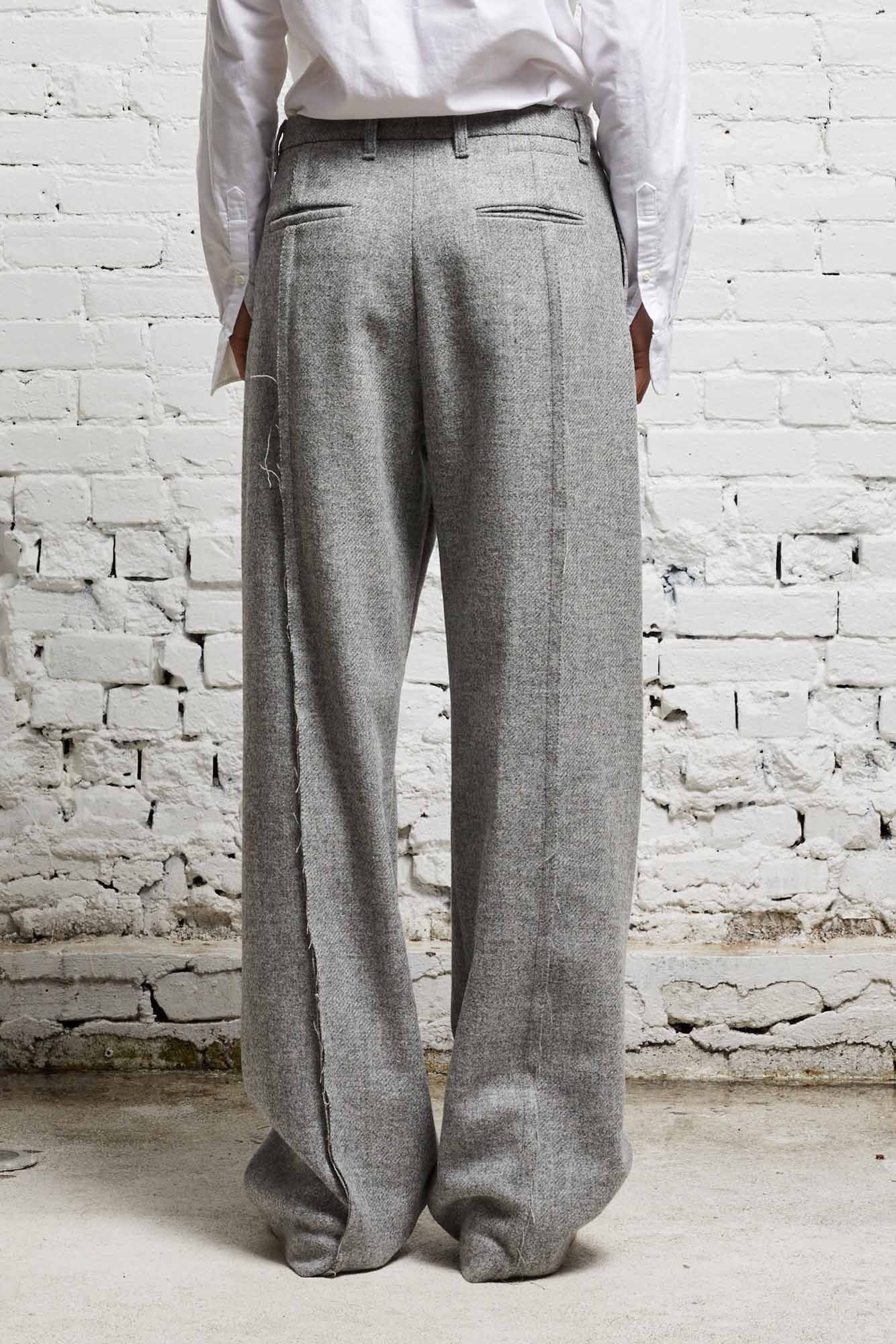INVERTED TROUSER - LIGHT HEATHER GREY - 5