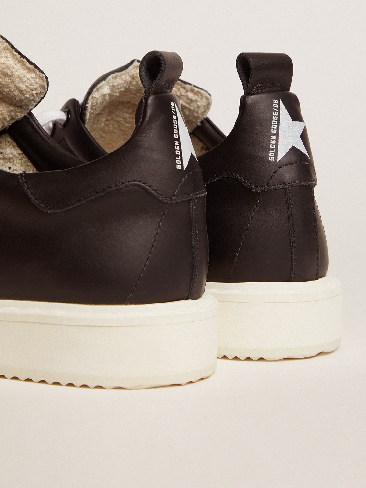 Starter sneakers in total black leather - 5