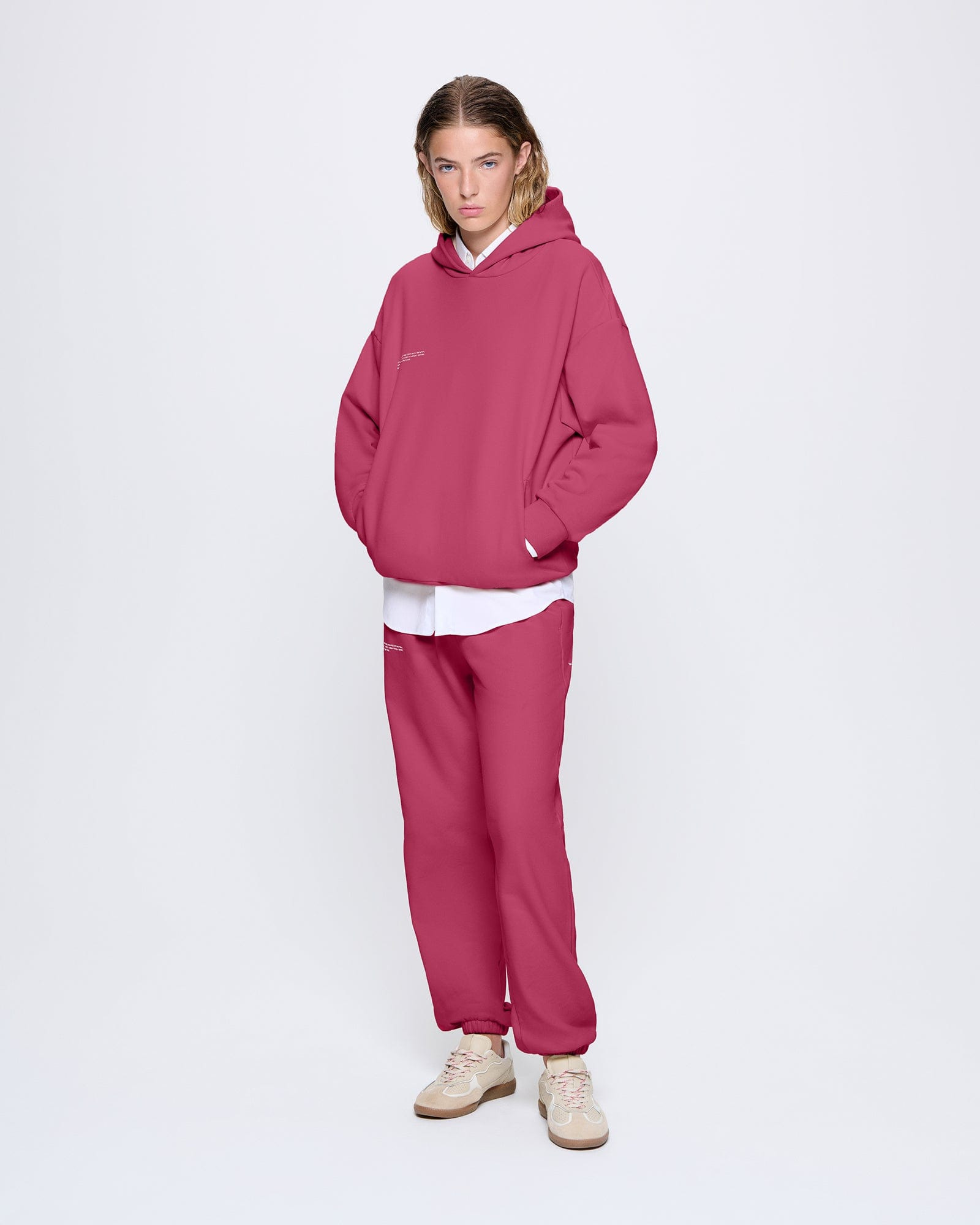 Womens 365 Midweight Track Pants - Milkyway Maroon - 2