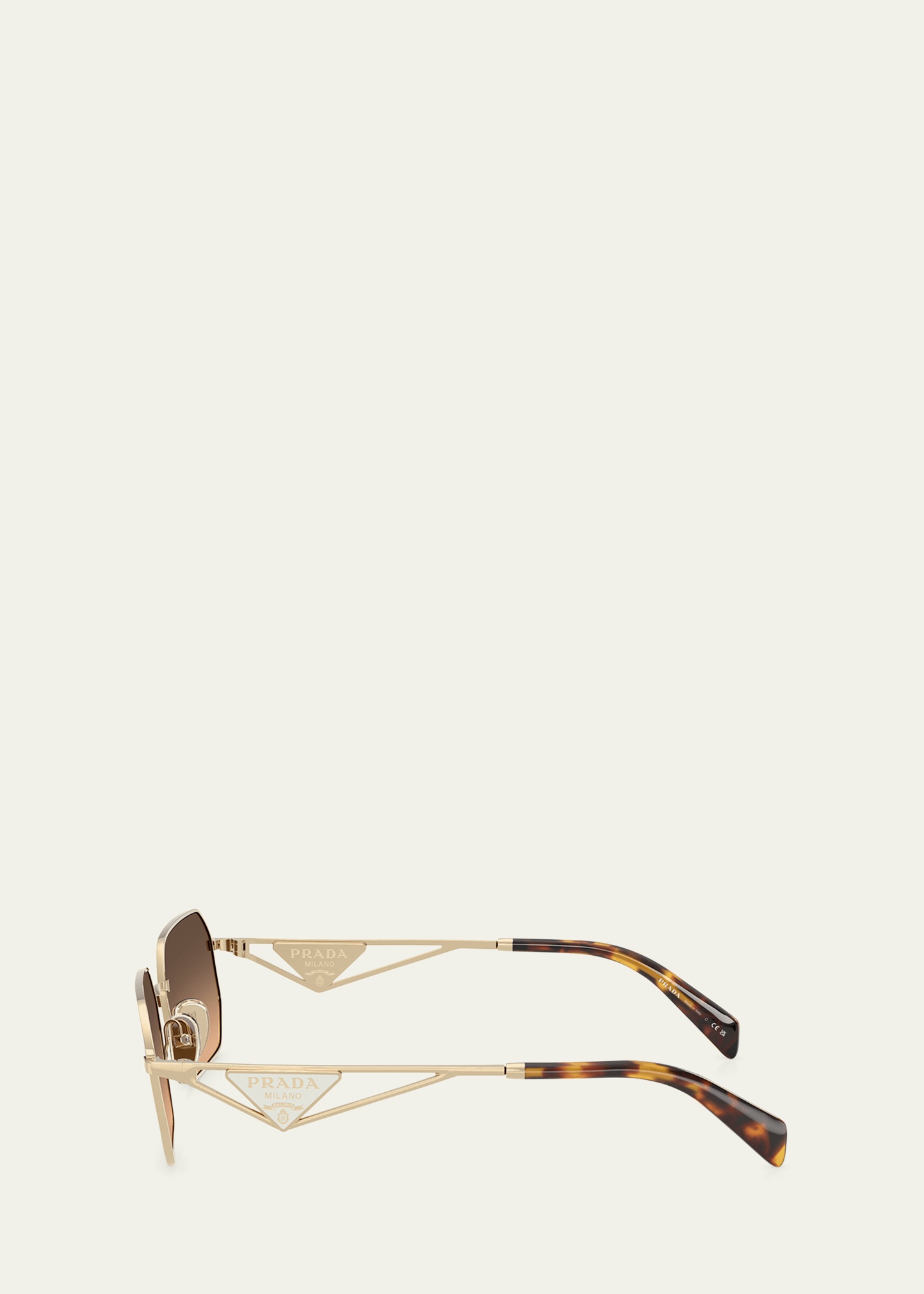 Metal & Plastic Rectangle Sunglasses - 3