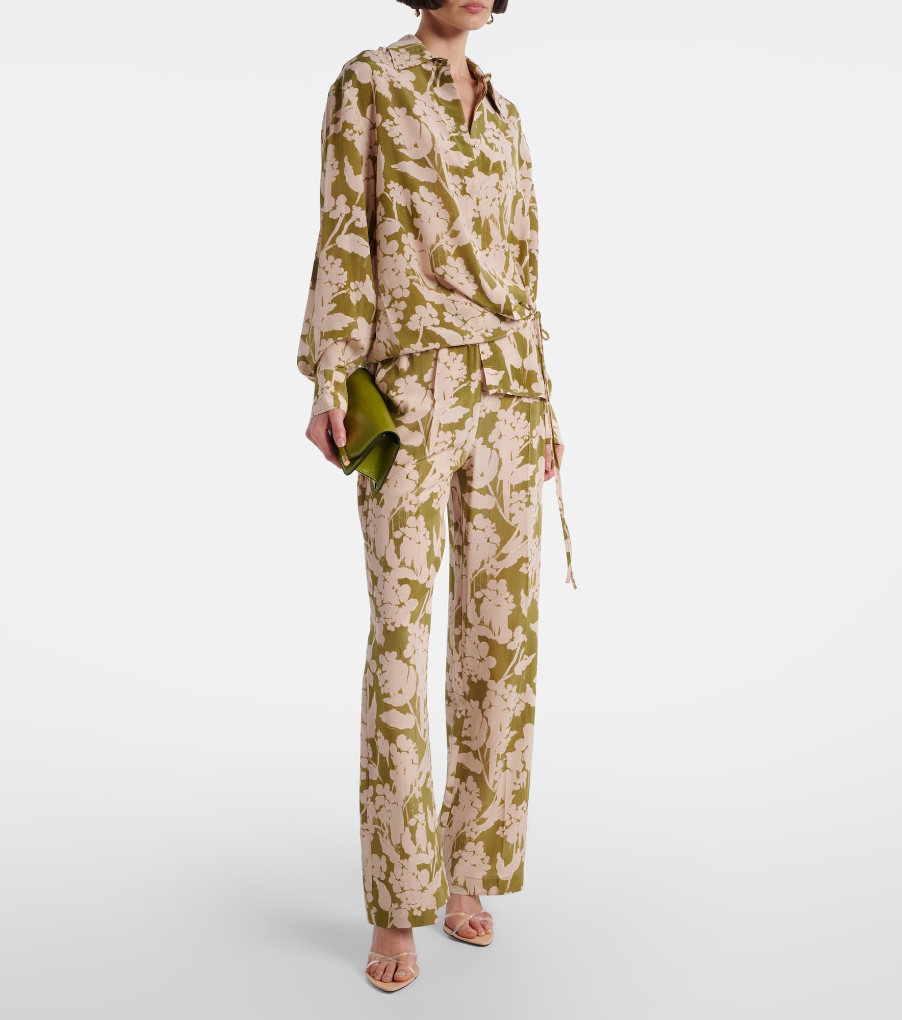 Silk pajama pants - 2