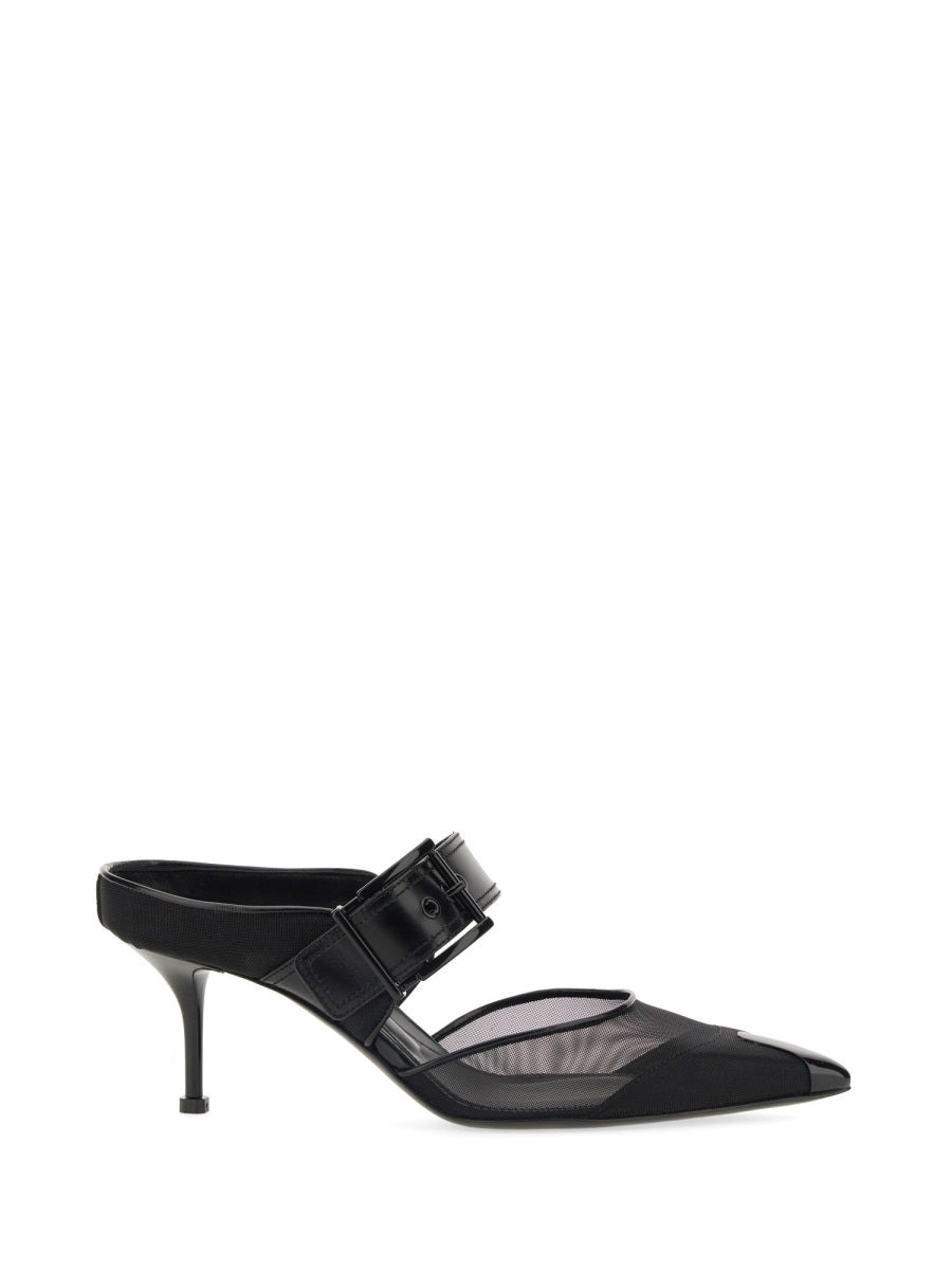Alexander Mcqueen Women Punk Sandal With Buckle - 1