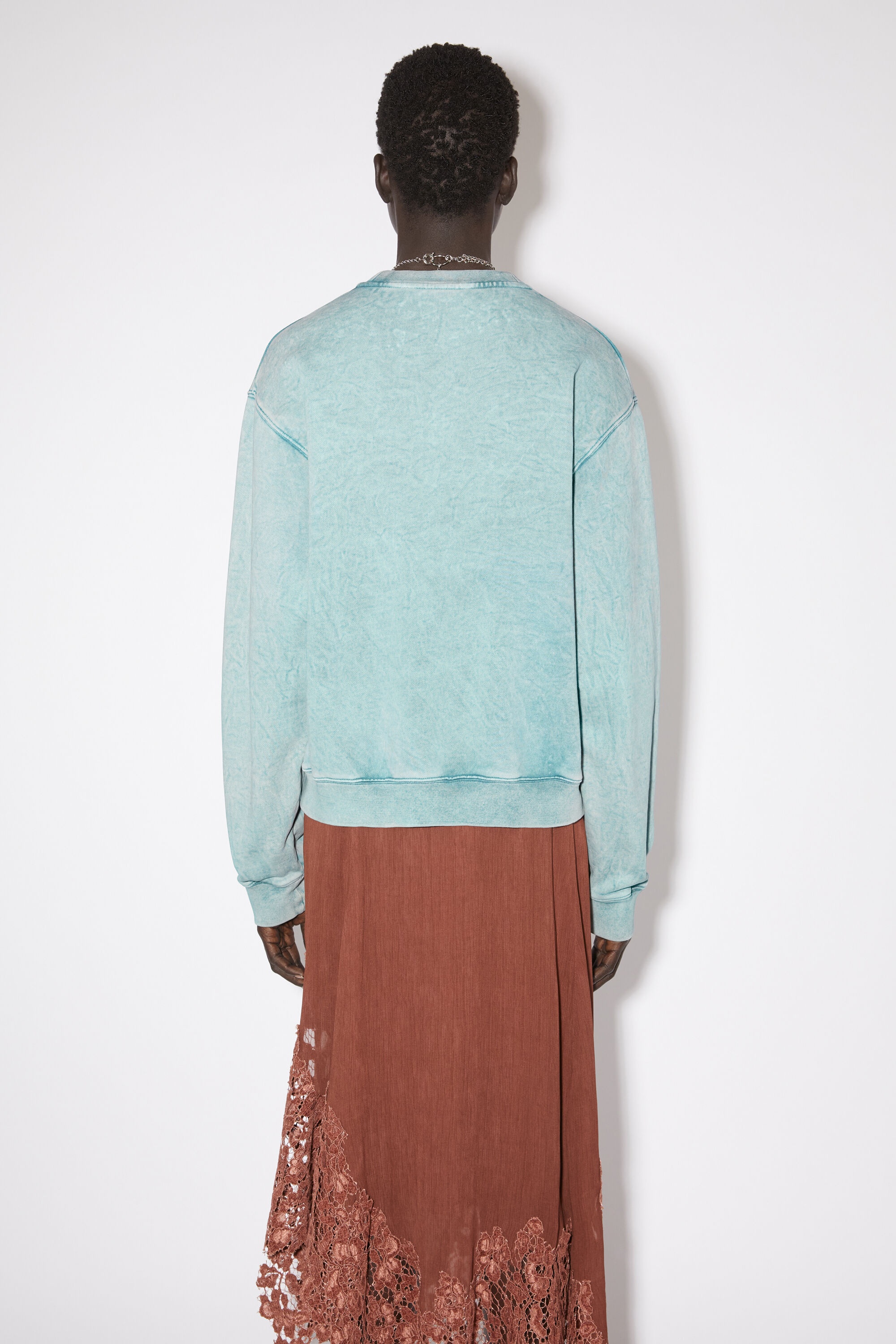 Blurred logo sweater - Powder blue - 3