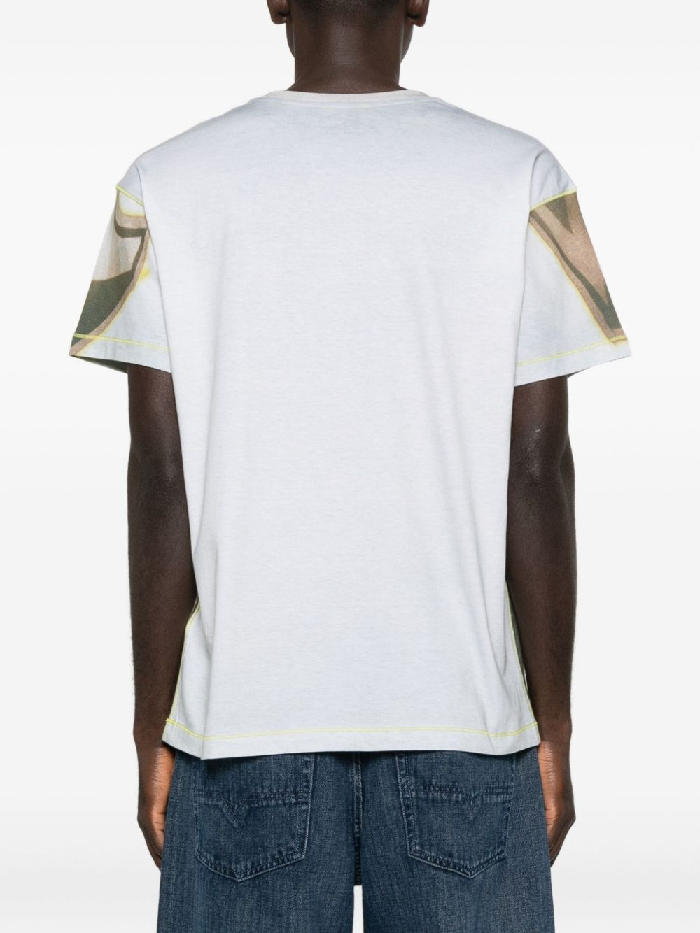 flame-print graphic T-shirt - 3
