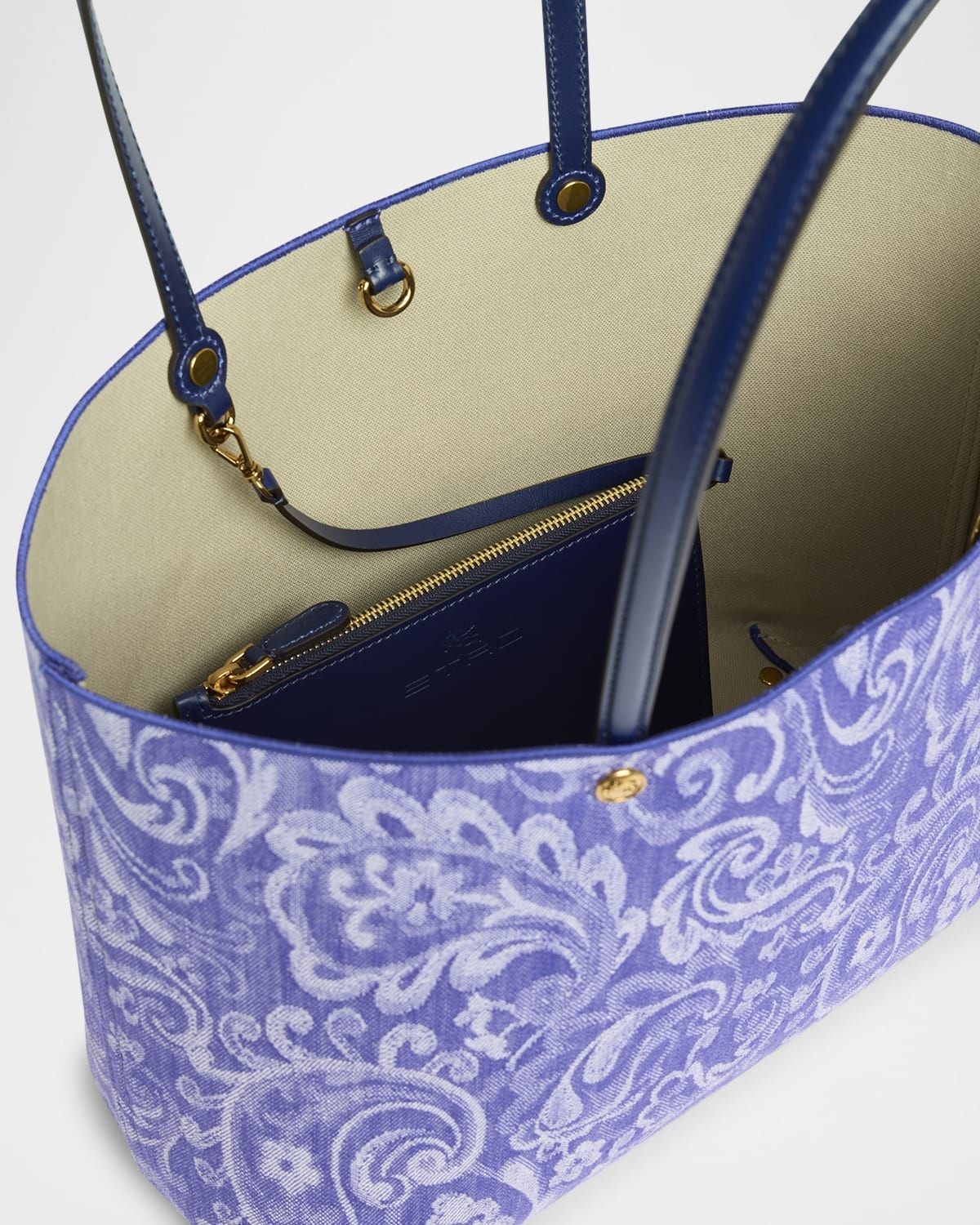 Essential Medium Paisley Jacquard Shopper Tote Bag - 4