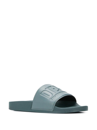 Diesel embossed logo slides outlook