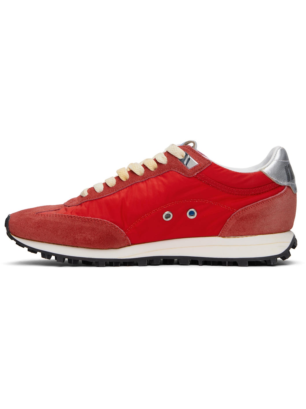 Red & Silver Marathon Sneakers - 3