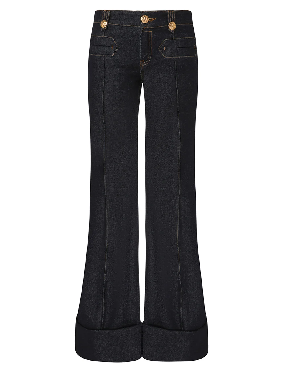 REBELLION LOW-RISE FLARE JEAN - 1
