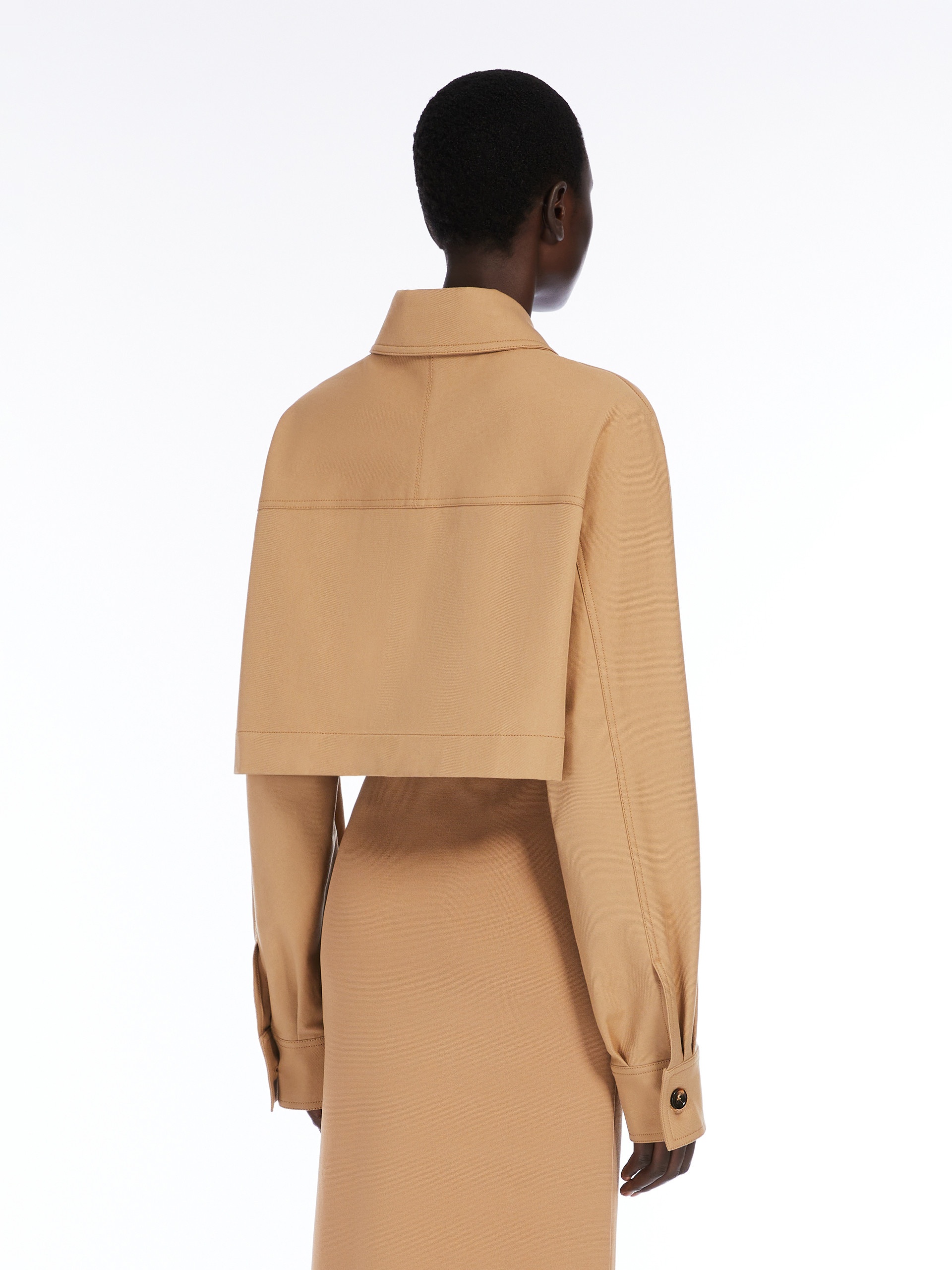 SMALTO Stretch twill short jacket - 4
