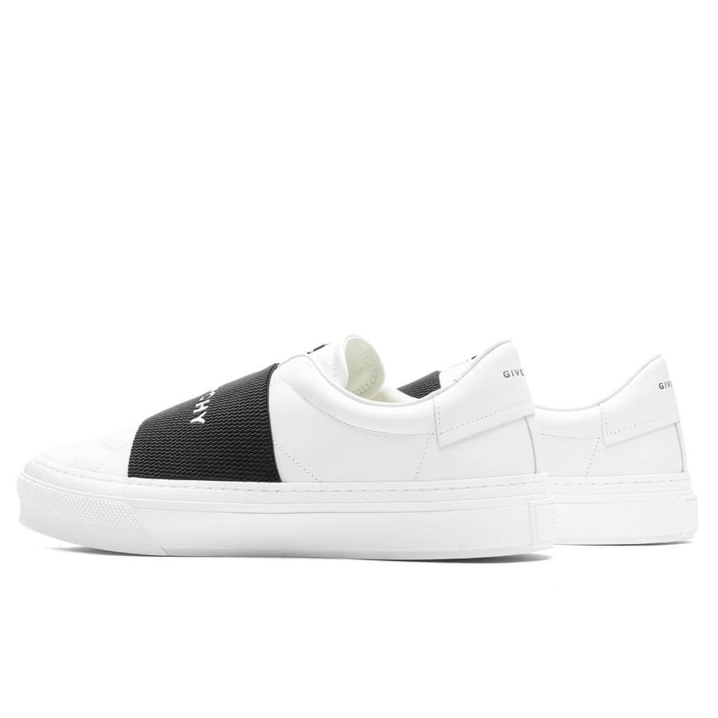 CITY SPORT SNEAKERS W/ ELASTIC - WHITE/BLACK - 3