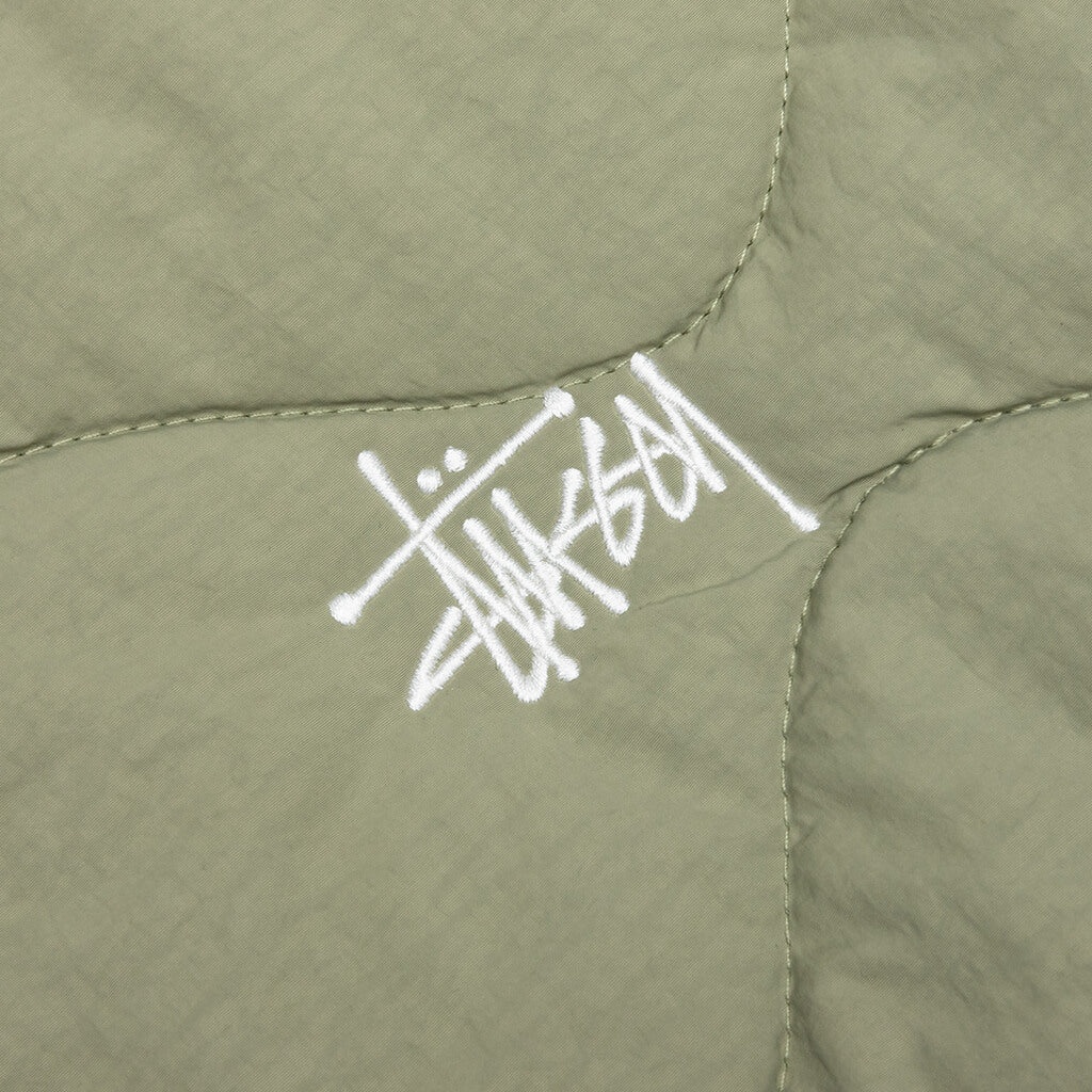 RECYCLED NYLON LINER VEST - COYOTE - 4