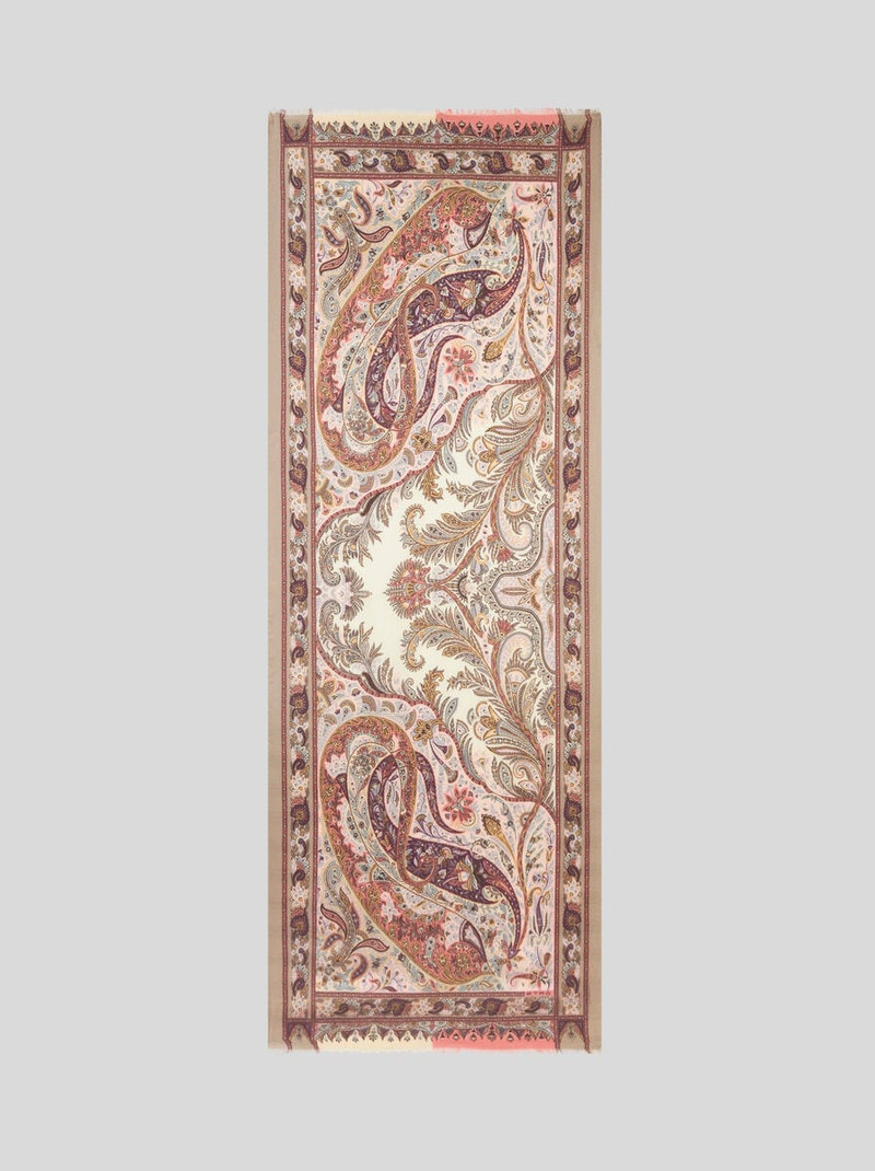 Etro LEAFY SILK AND CASHMERE SCARF outlook