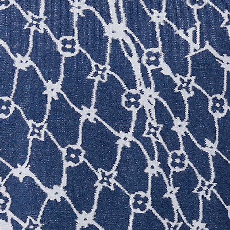 LOUIS VUITTON Cotton T-shirt 'Blue' 1AFQQR - 4