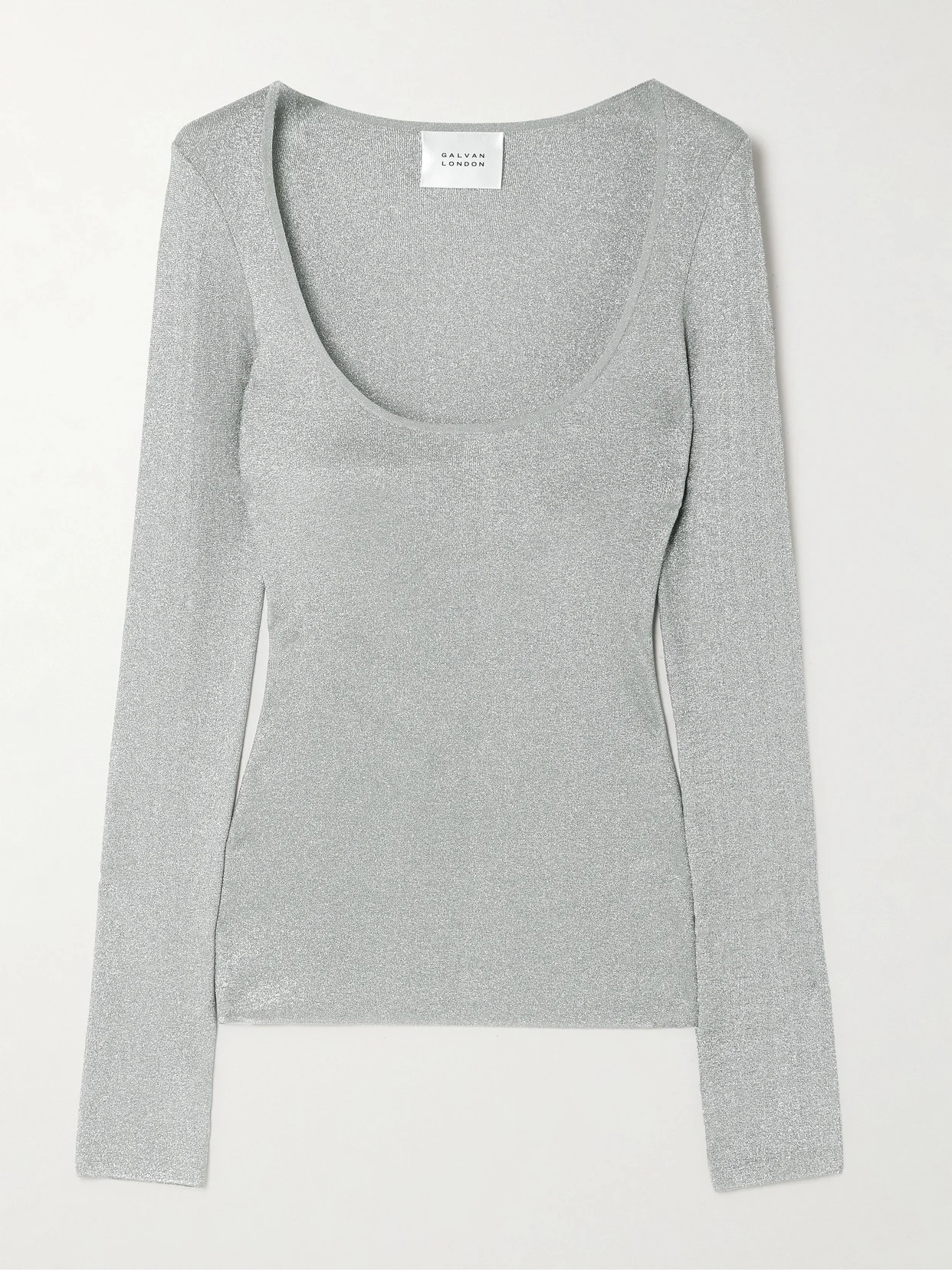 Corte Metallic Knitted Top - 1