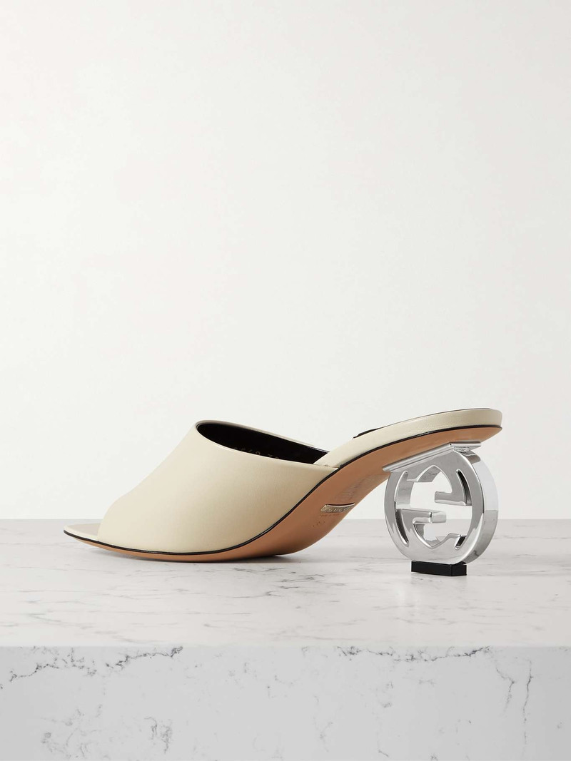 Embellished leather mules 3