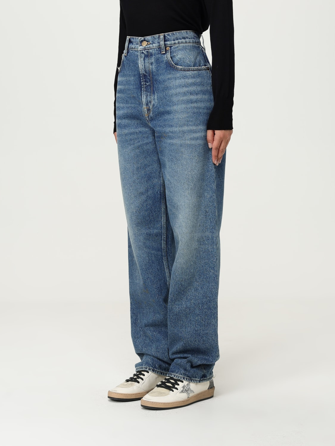 Golden Goose jeans in cotton blend - 4