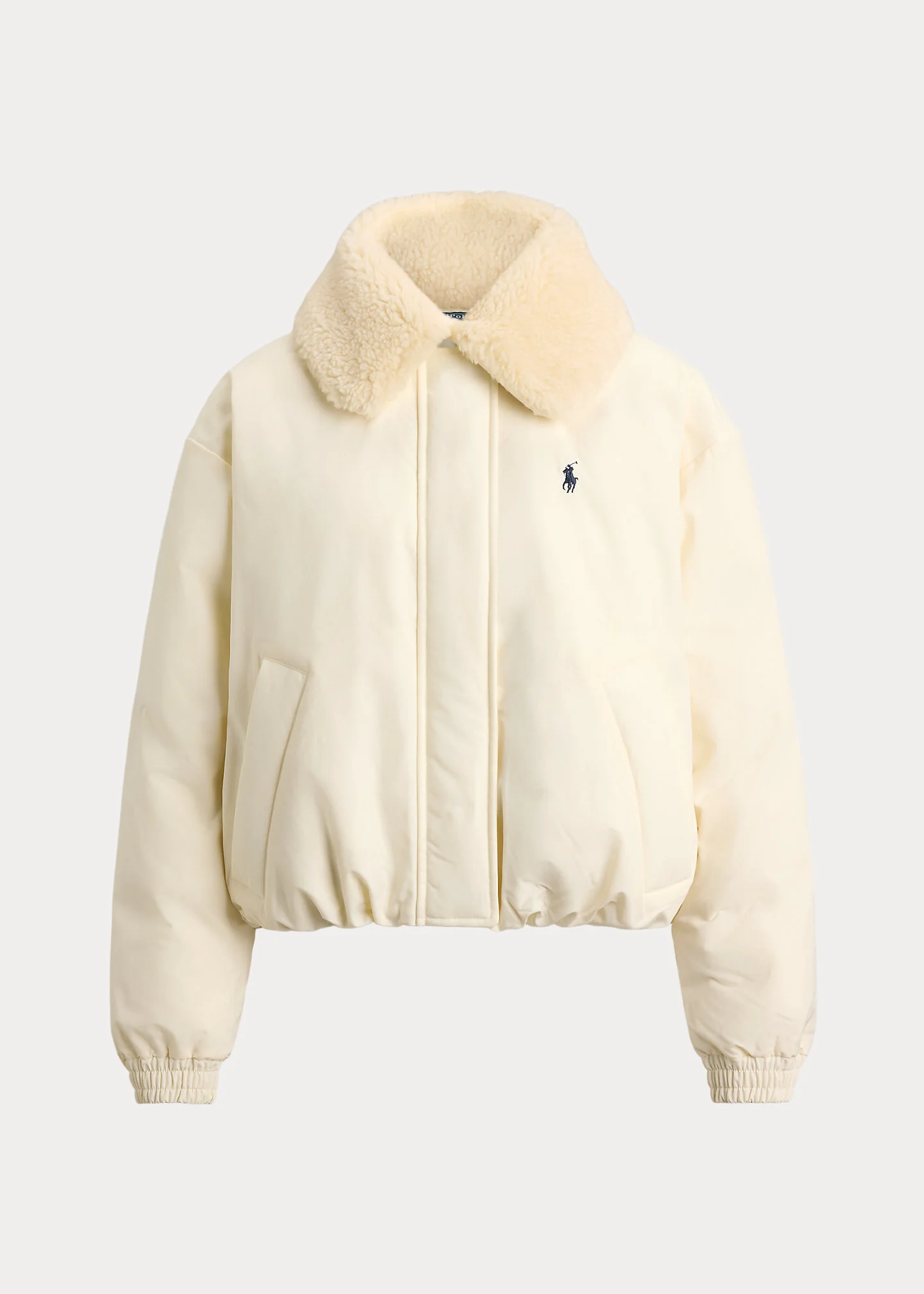 High-Pile-Collar Down Puffer Jacket - 1