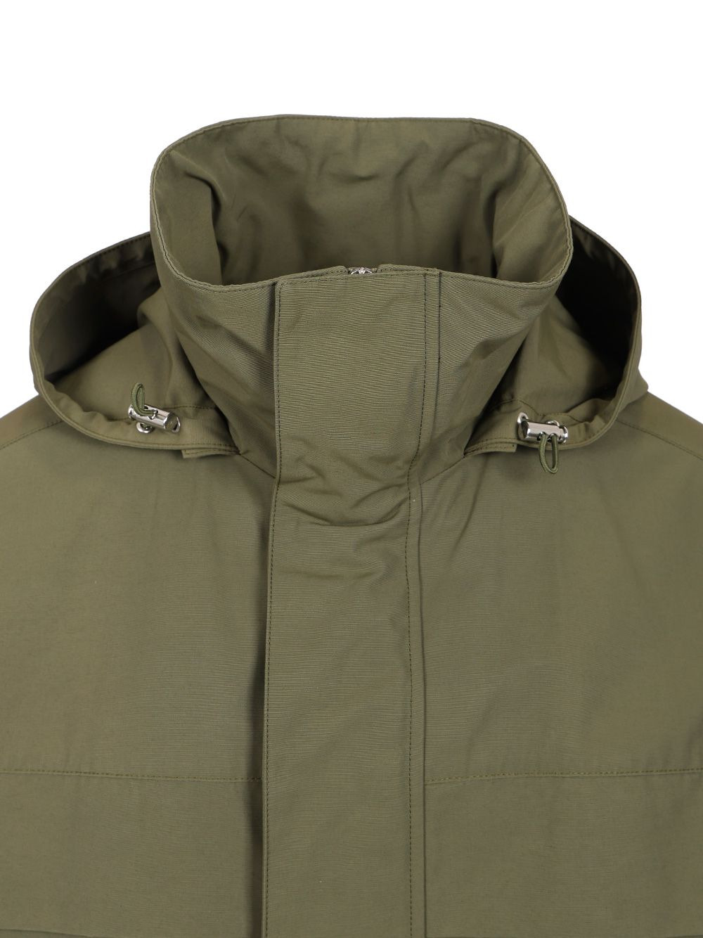 Technical Cotton Jacket Jackets Green - 4