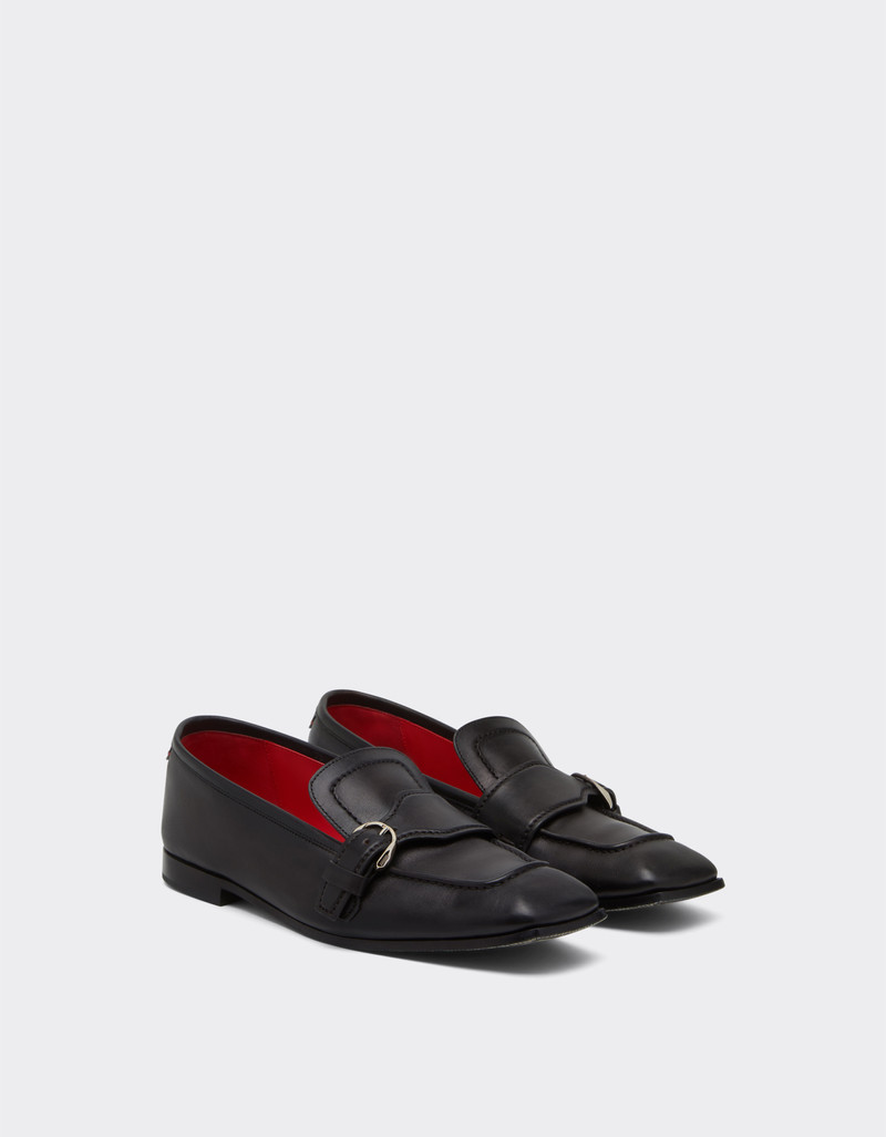 Buffered leather loafers 3
