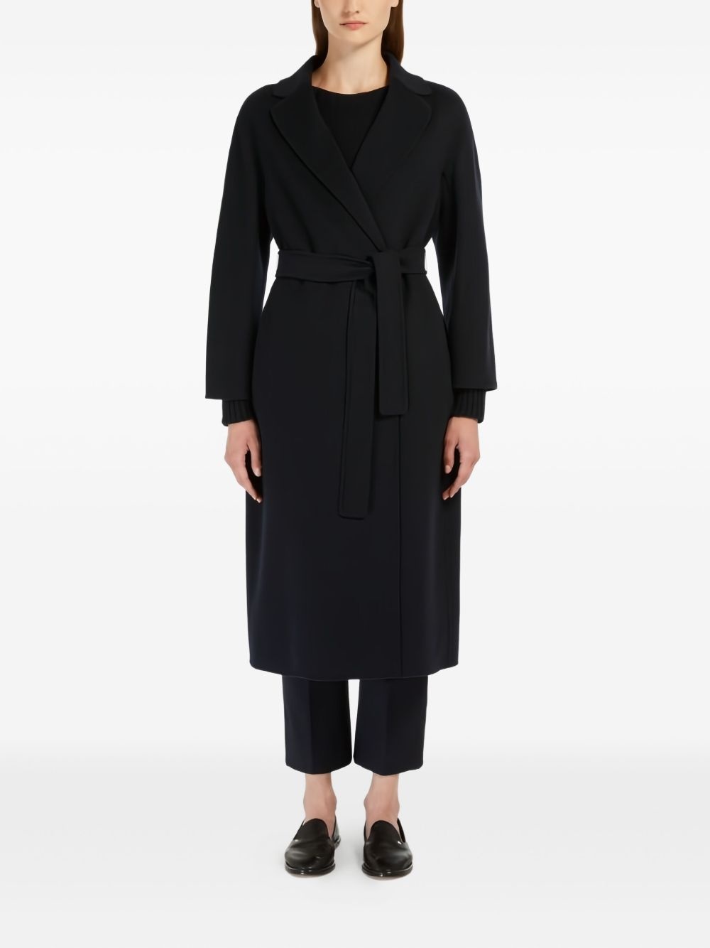 tailored belted coat - 3