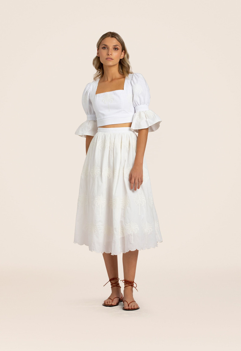 Curcuma Bruma Midi Skirt 2