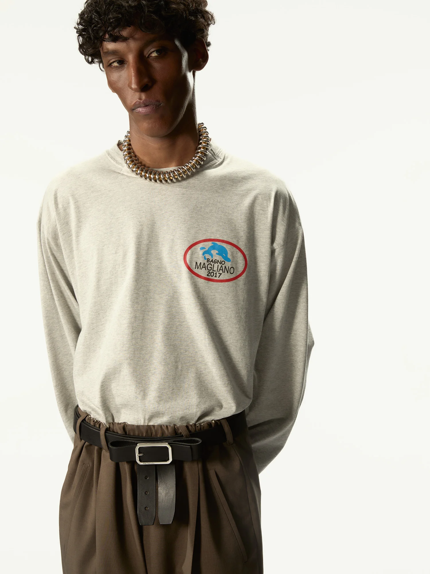 Bagno Magliano Long Sleeve Light Melange - 1