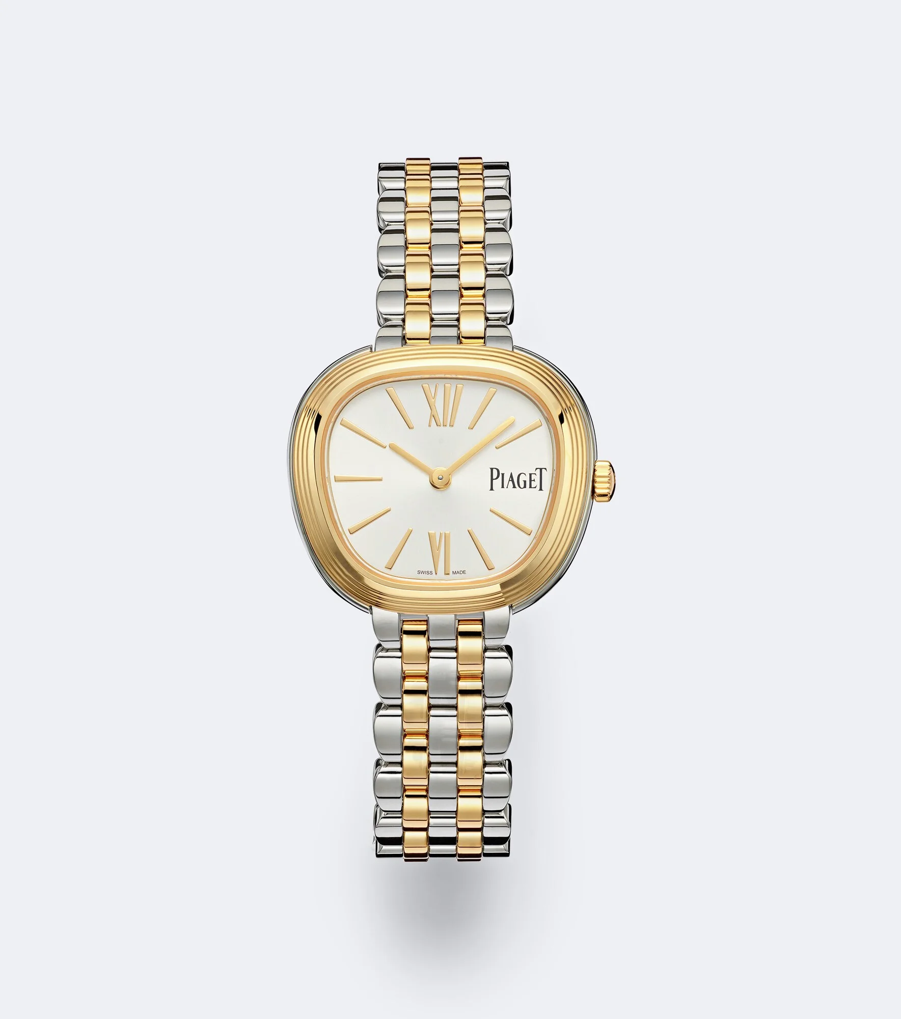 Sixtie 29mm 18kt rose gold and stainless steel watch - 1