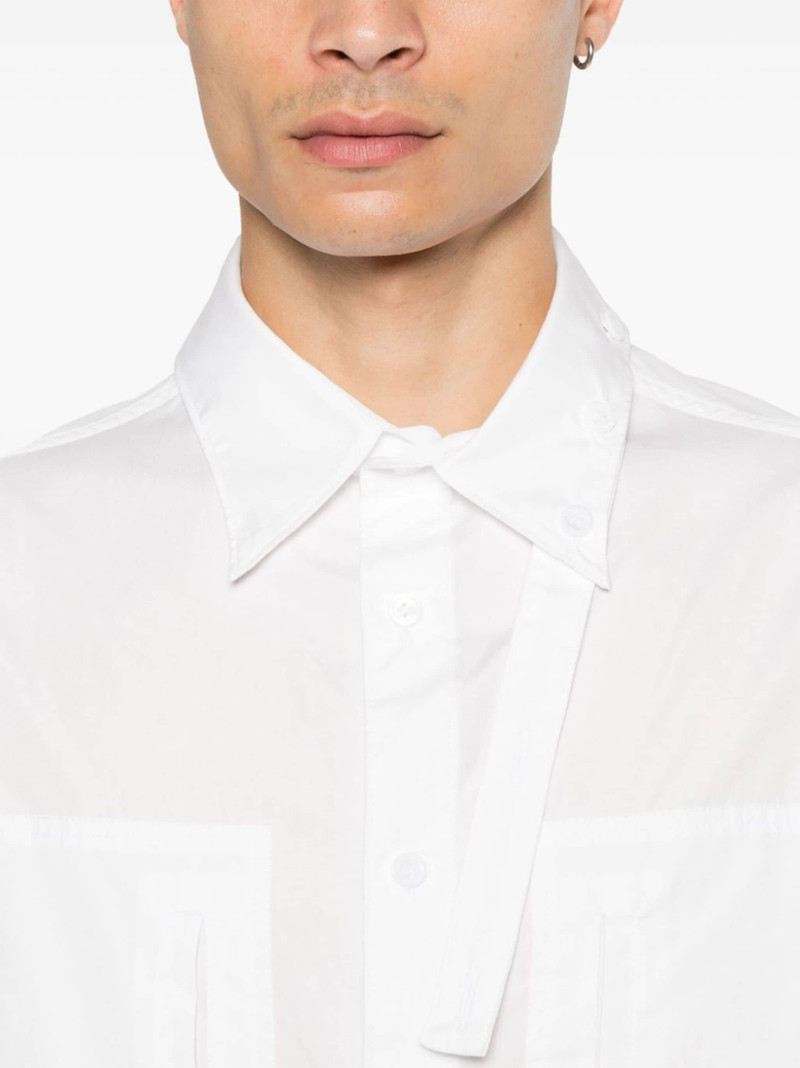 strap-detail shirt 5