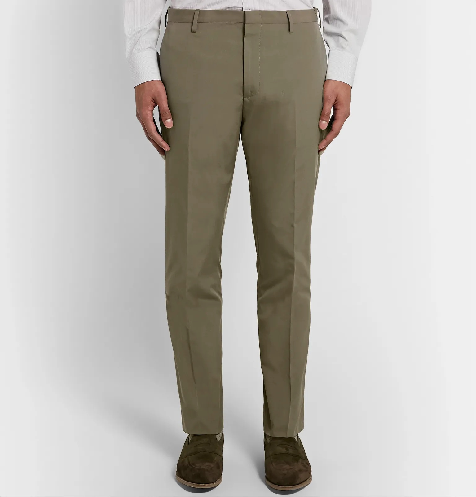 Soho Slim-Fit Cotton Suit Trousers - 4