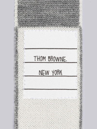 Thom Browne Wool Rugby Stripe Knit Tie outlook