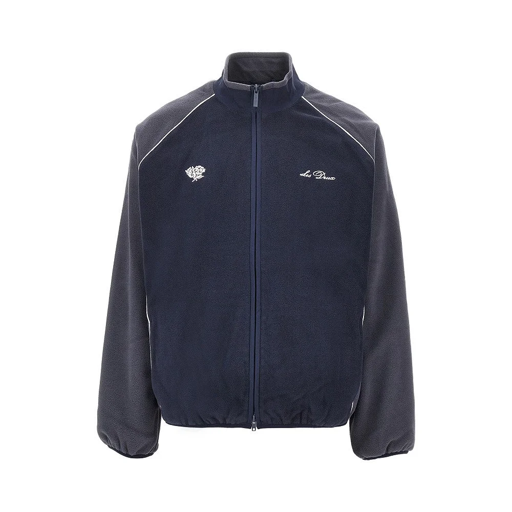 Les Deux Fleece Track Jacket Blue Men - 1