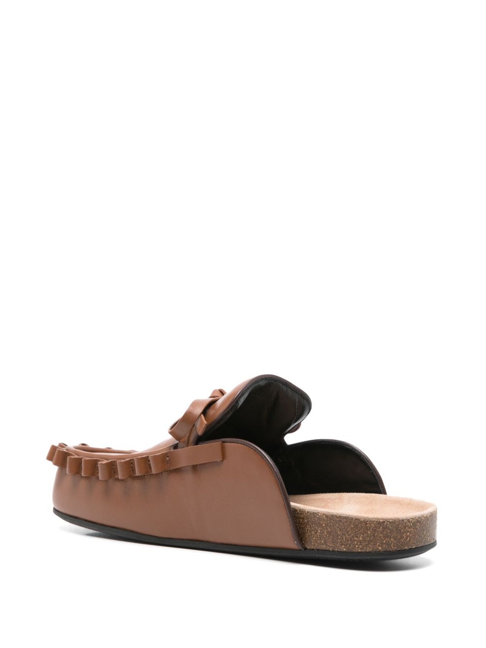 bow-detail slippers - 3
