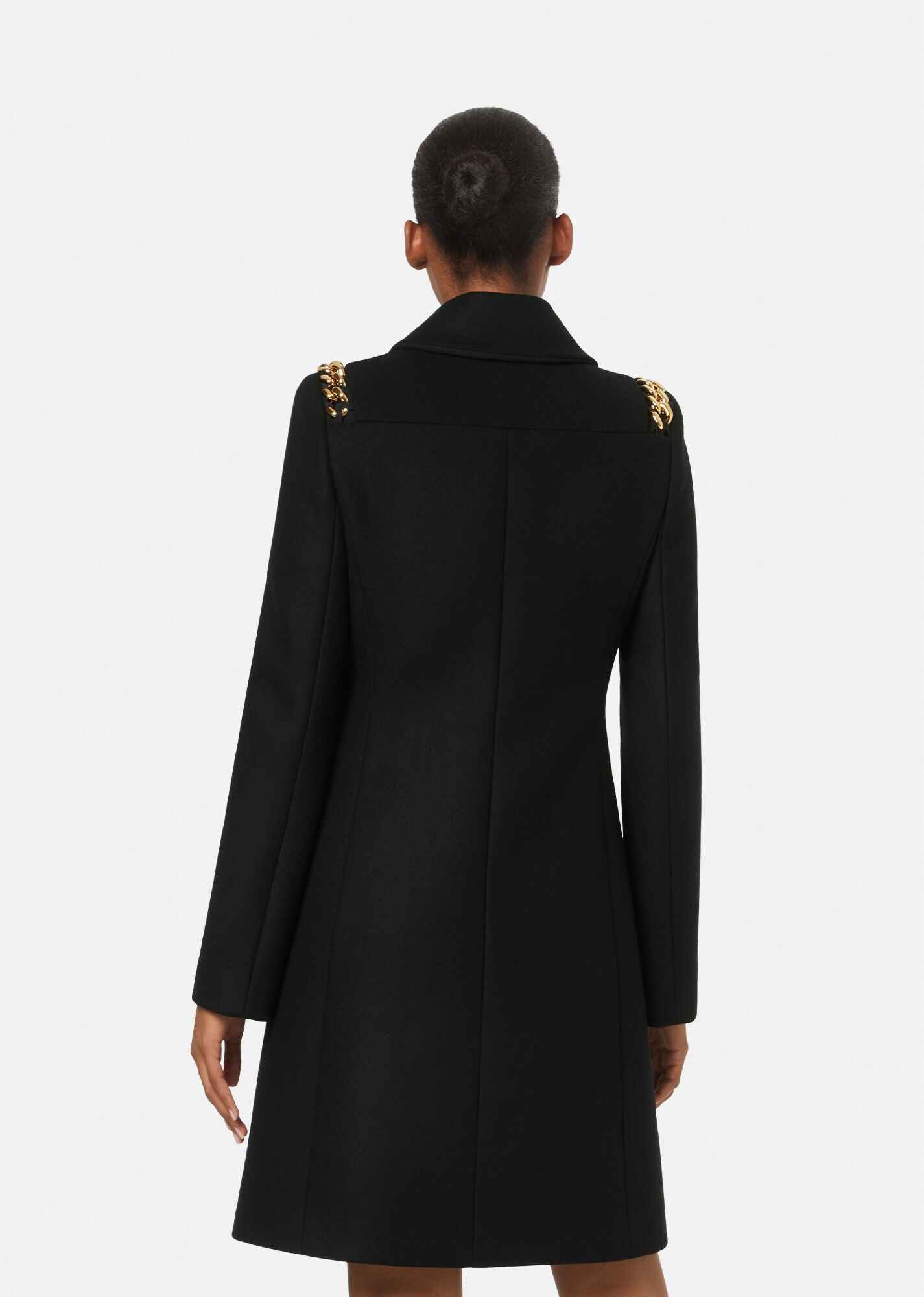 Chain Virgin Wool Coat - 3