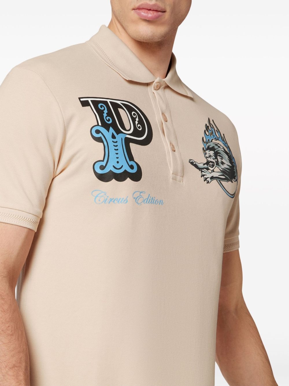 Lion Circus cotton polo shirt - 4