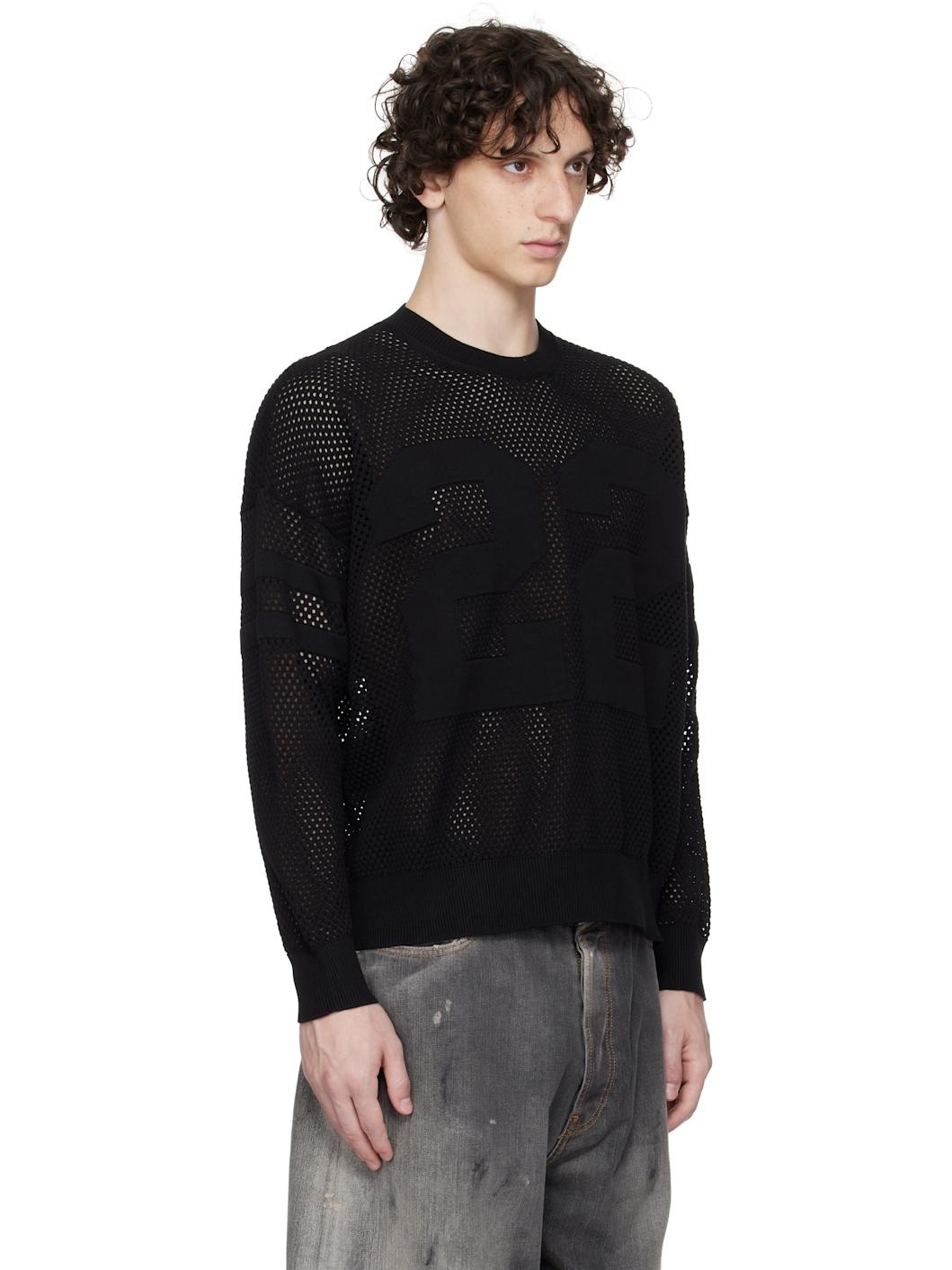 Black '22' Crew Sweater - 2
