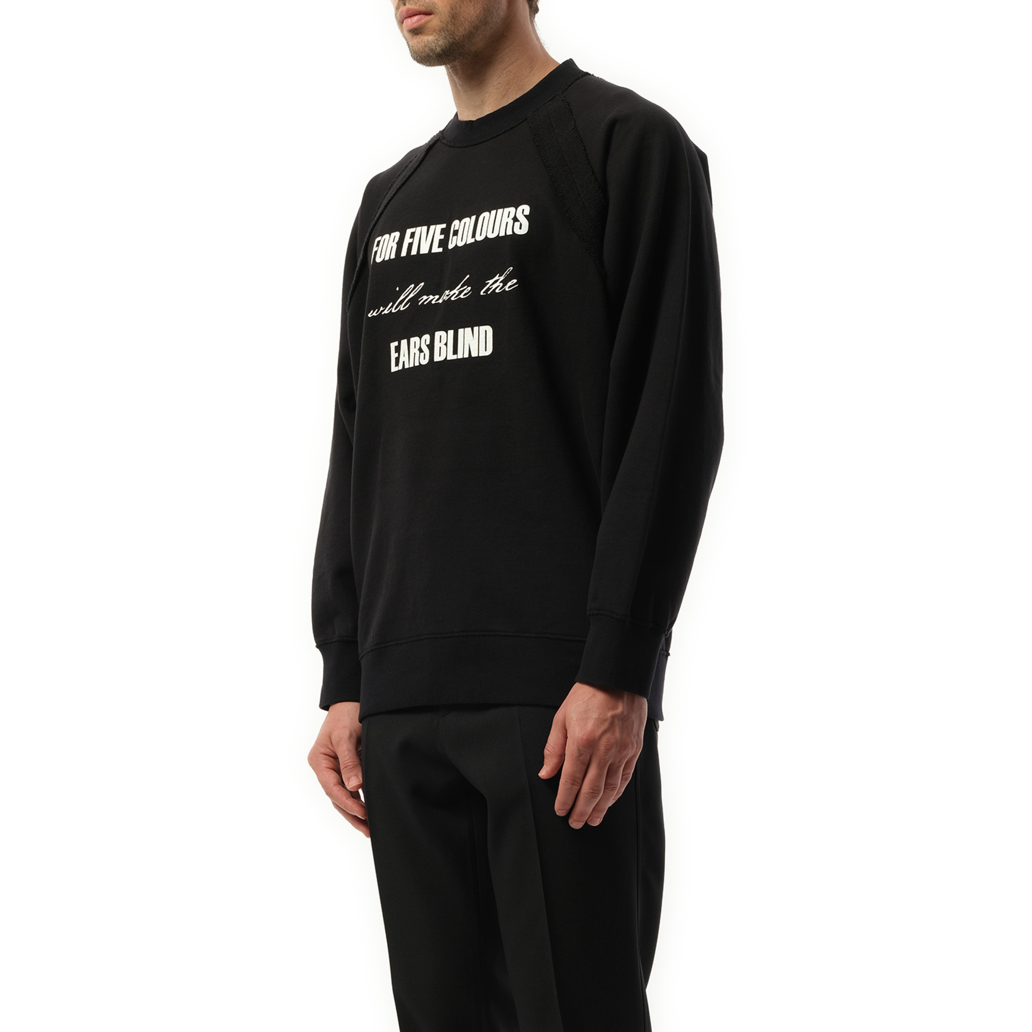 Back Logo Sweatshirt in Black1 - 5