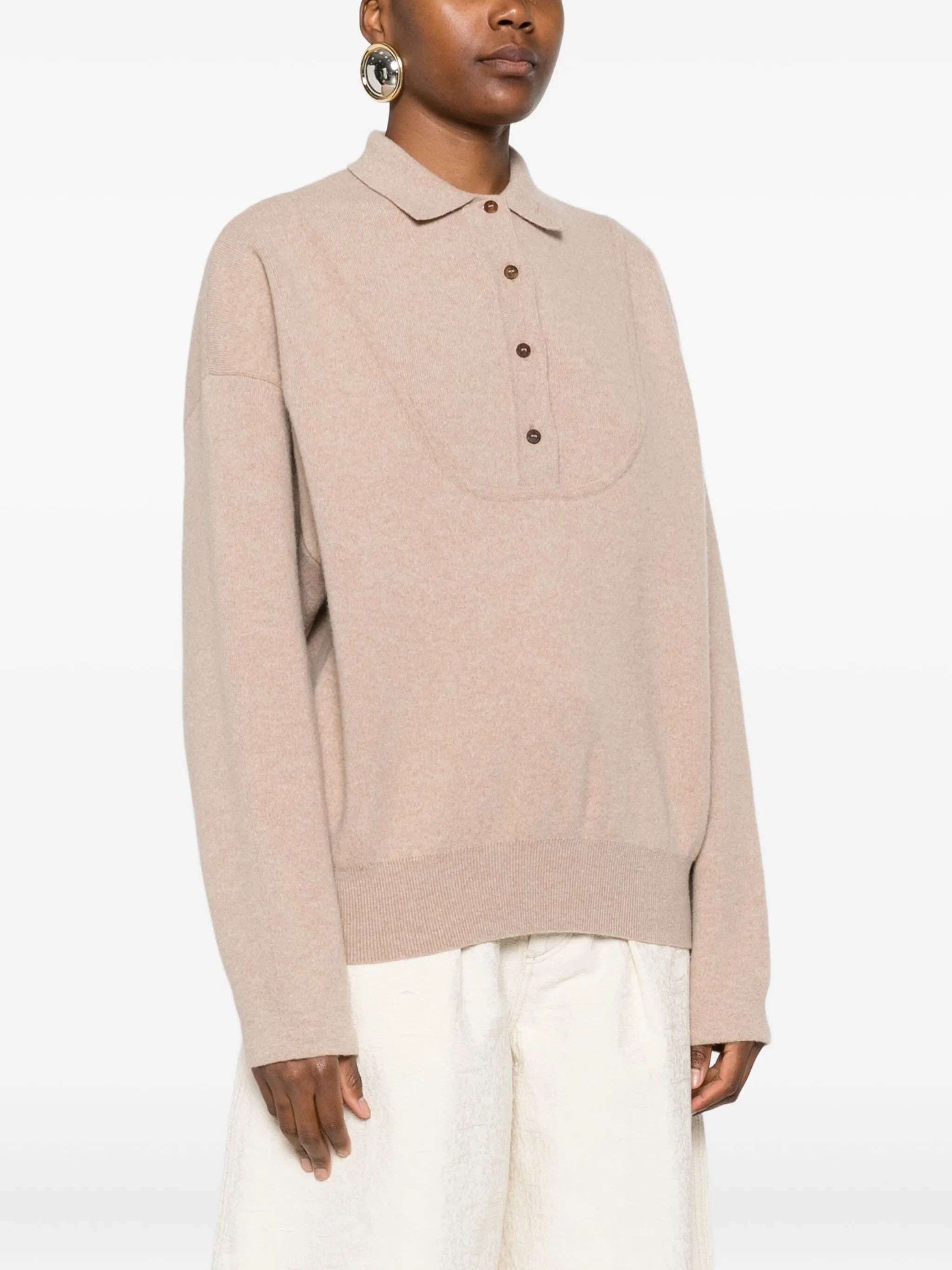 Jacquemus Button Polo-neck Sweater - 2
