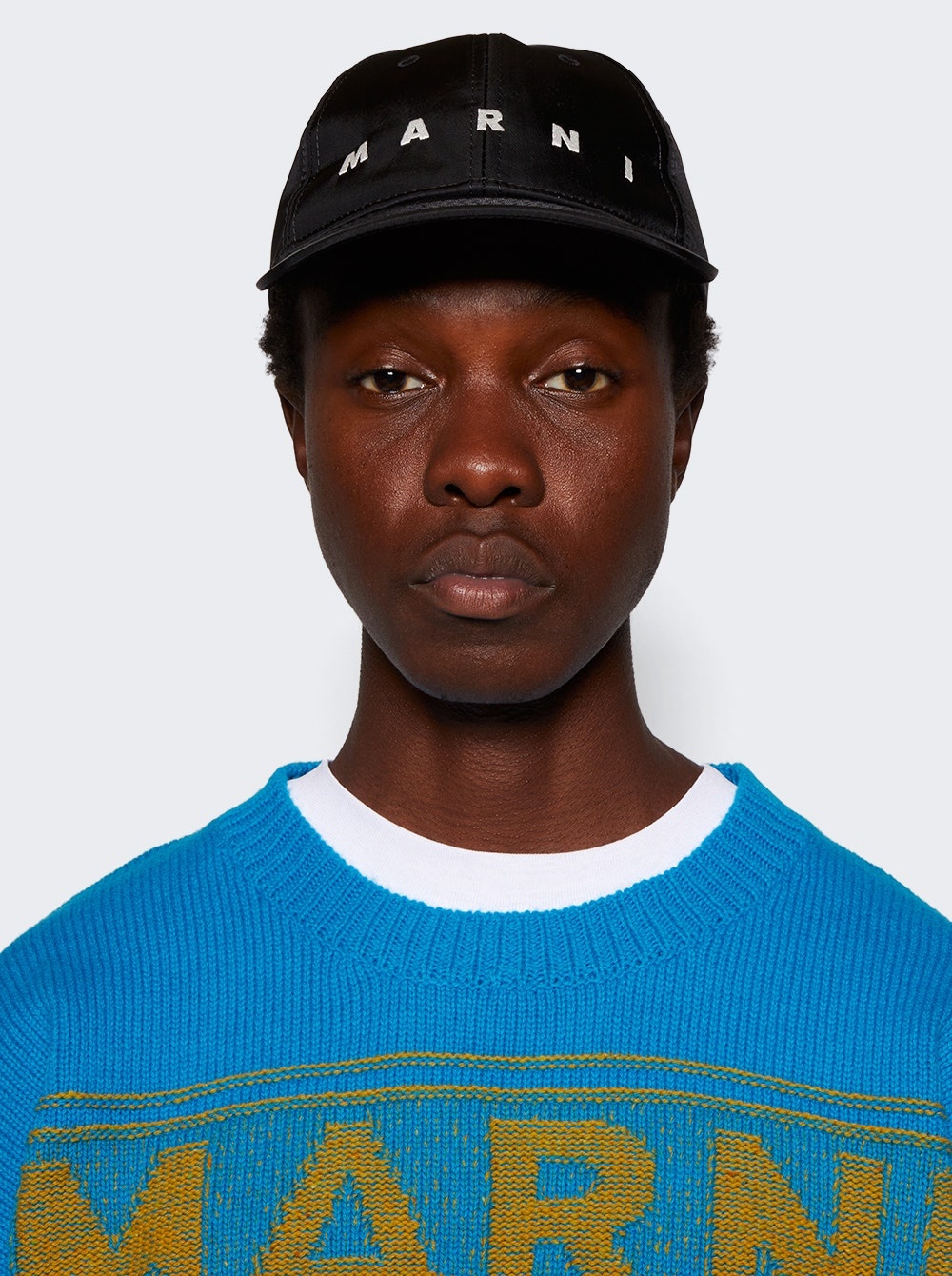 ★MARNI★ Embroidered Logo Ball Cap Black CLZC0108SUUTN92300 Marni Embroidered Logo Baseball Cap Black | thewebster