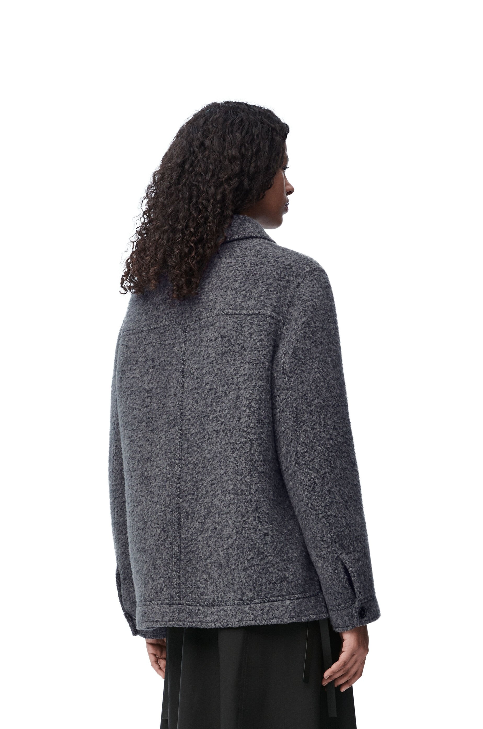 Workwear jacket in wool blend - 4