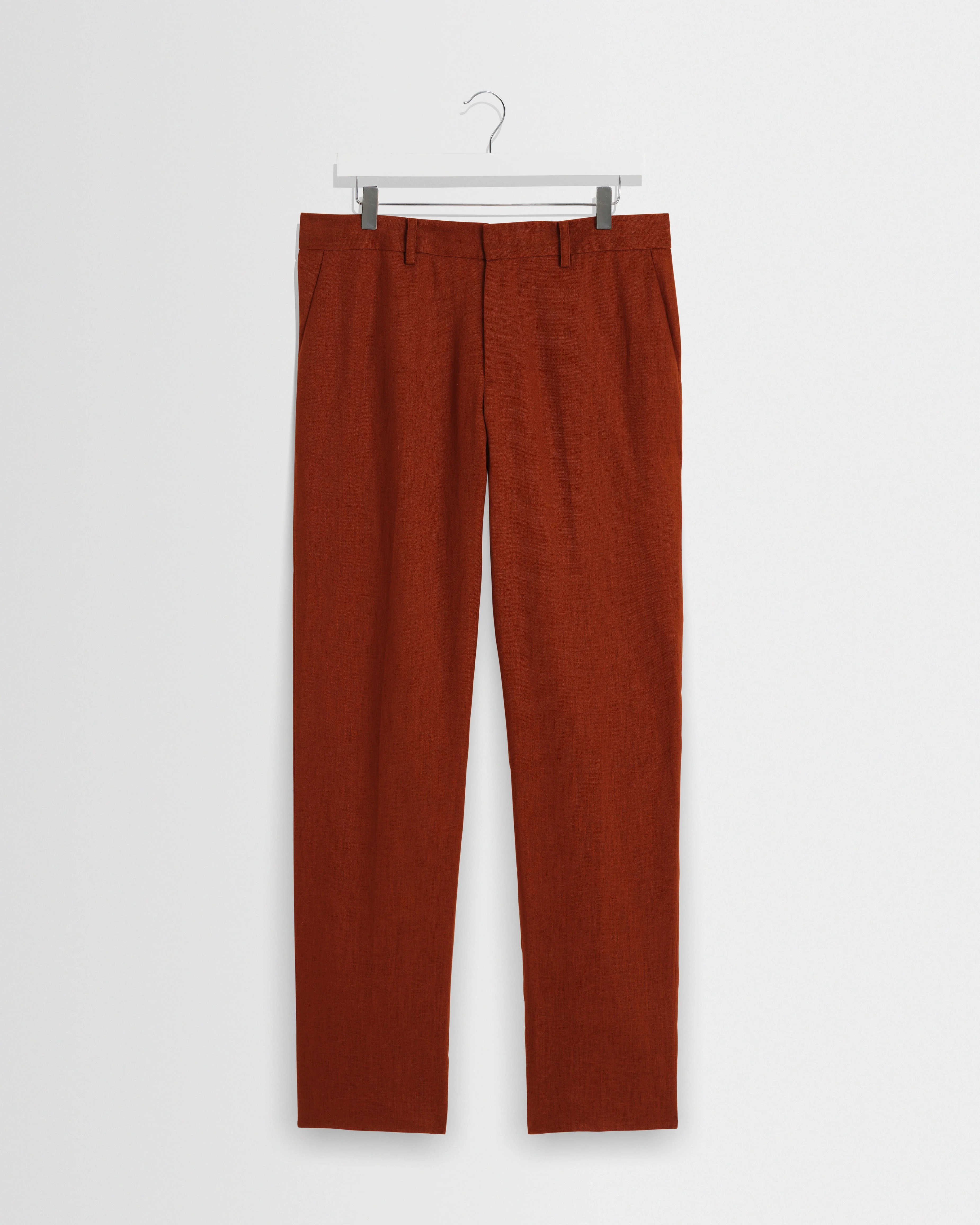 Alp - Rust Linen Trousers - 1