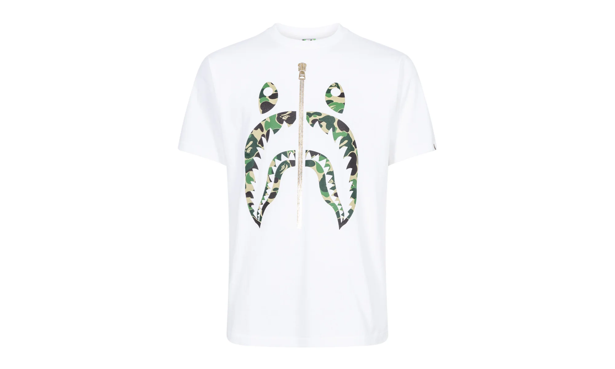 ABC Camo Shark Tee "White / Green" 001TEI801006MWH000WHXGR - 1