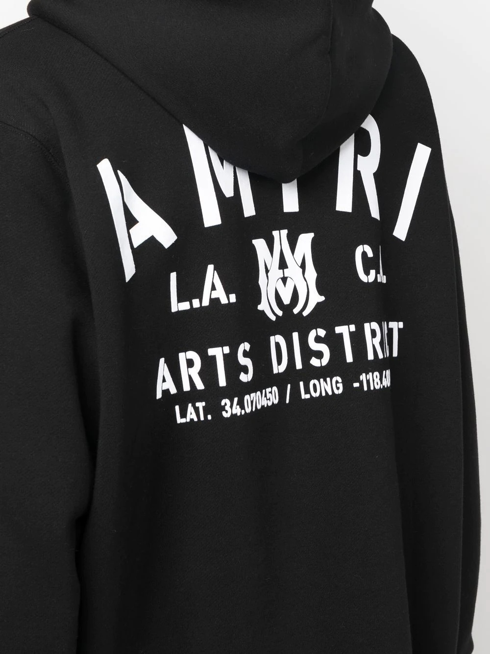 logo-print cotton hoodie - 5