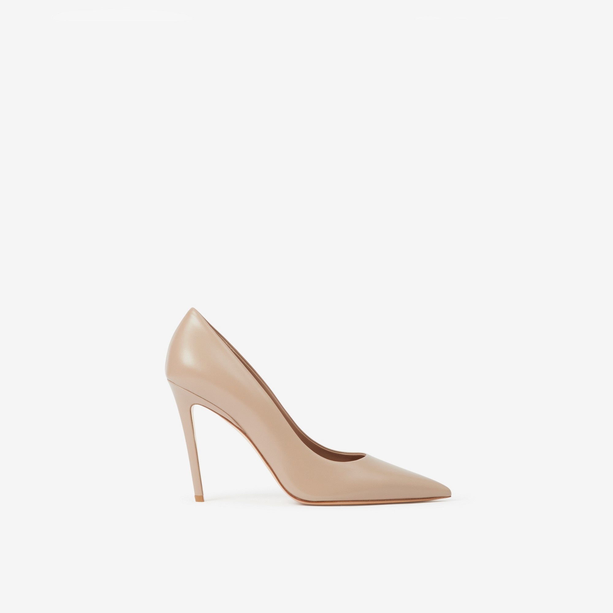 Leather Point-toe Pumps - 1