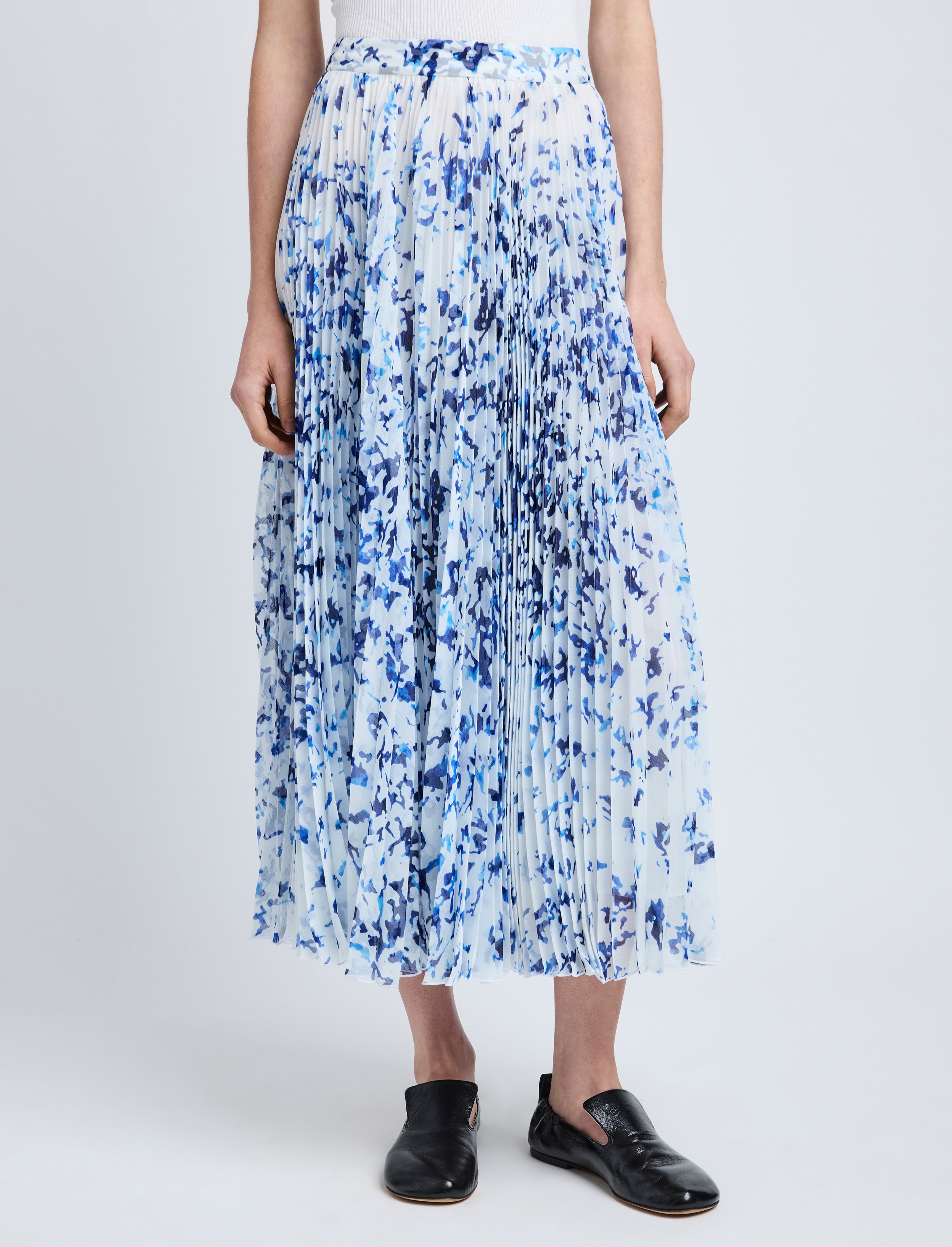 Cecily Skirt in Printed Crinkle Chiffon - 5