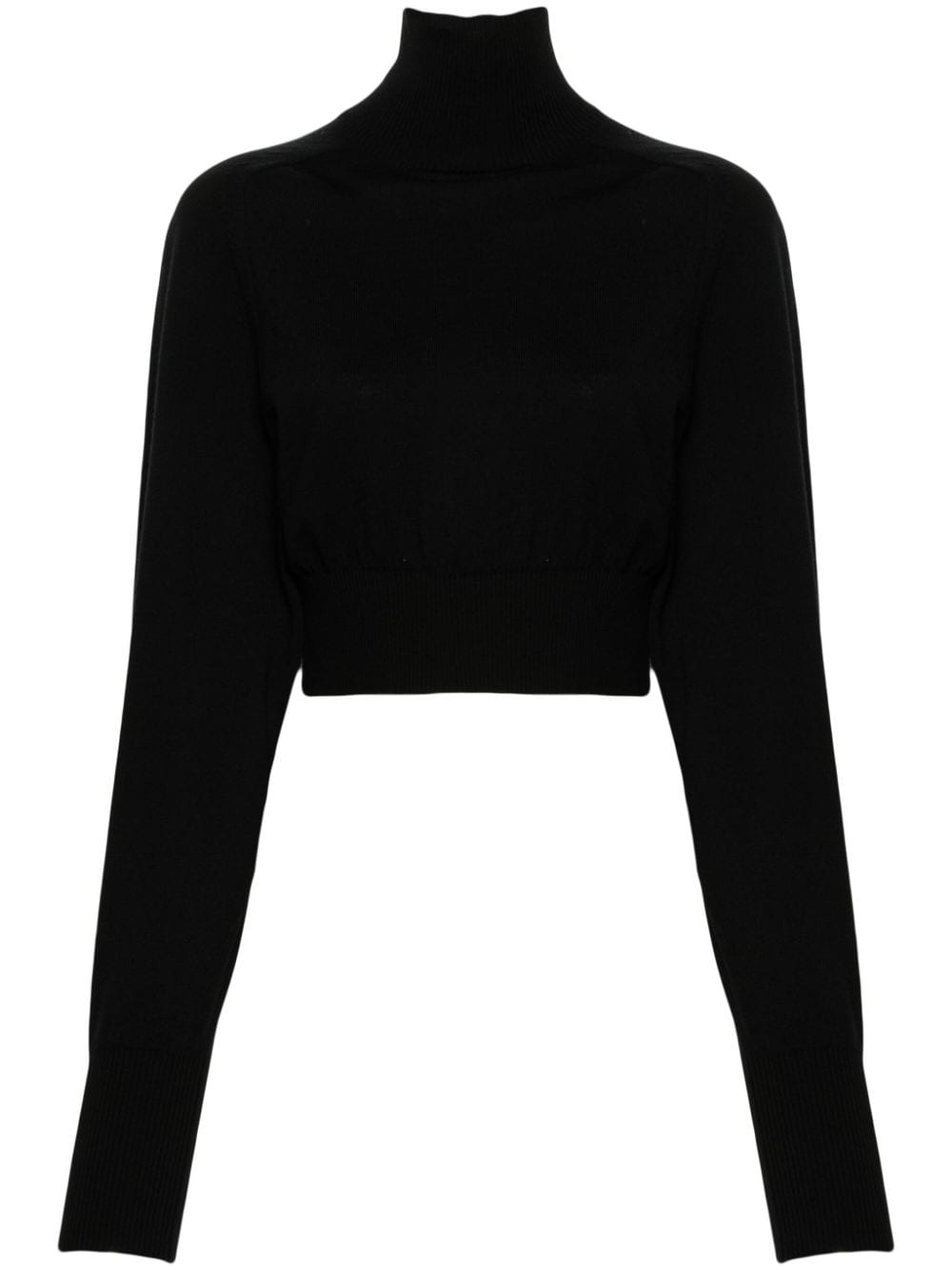 roll-neck wool jumper - 1