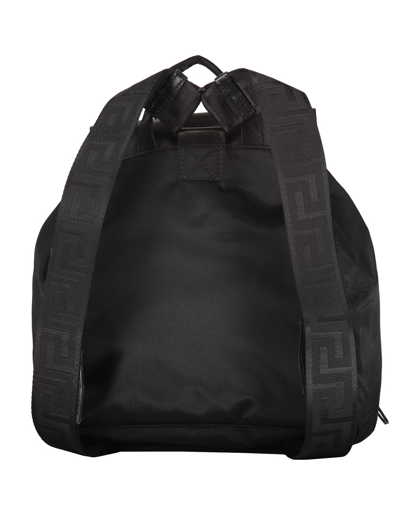 Logo Detail Nylon Backpack - 3