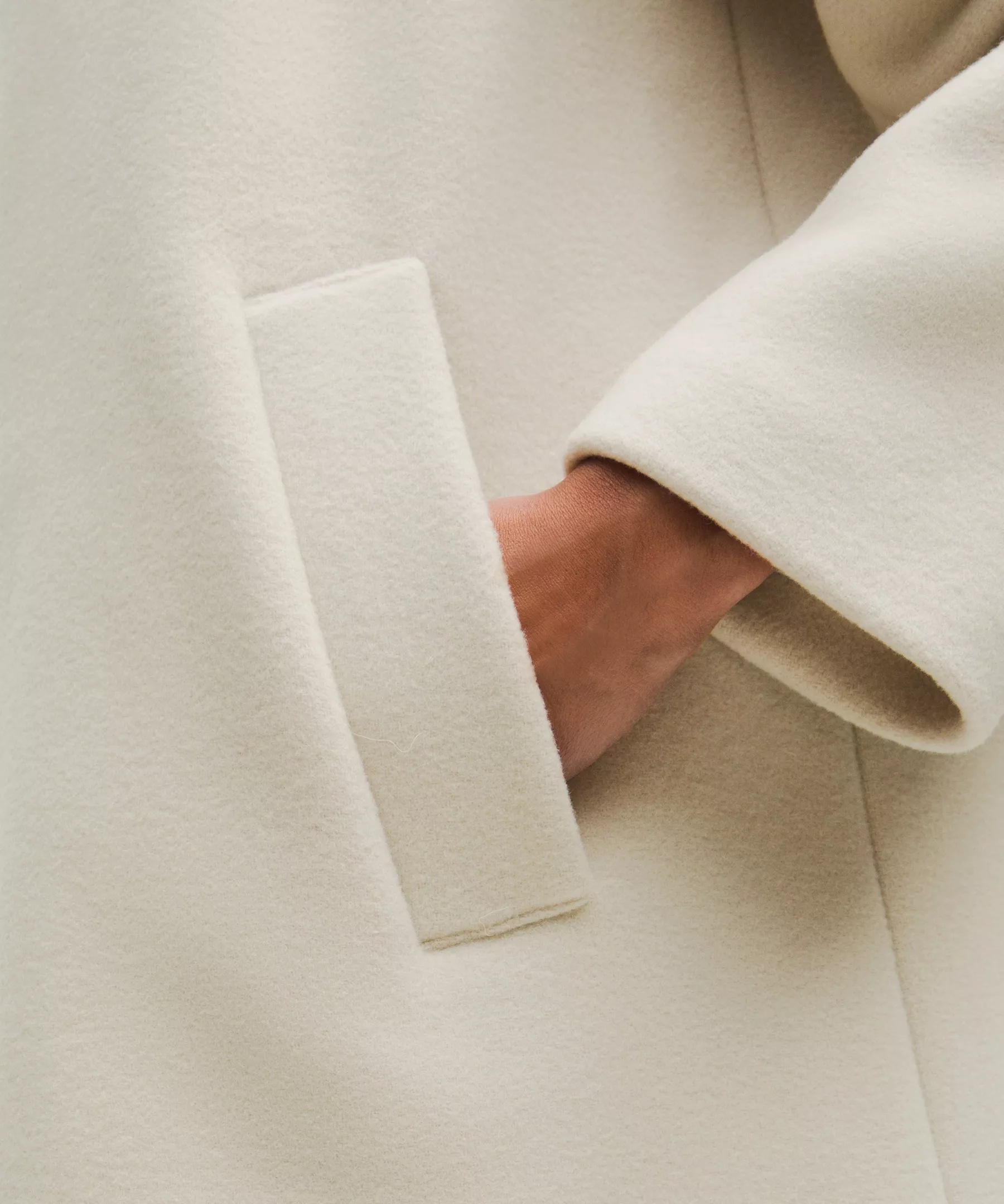 Relaxed-Fit Zip-Front Wool Coat - 4