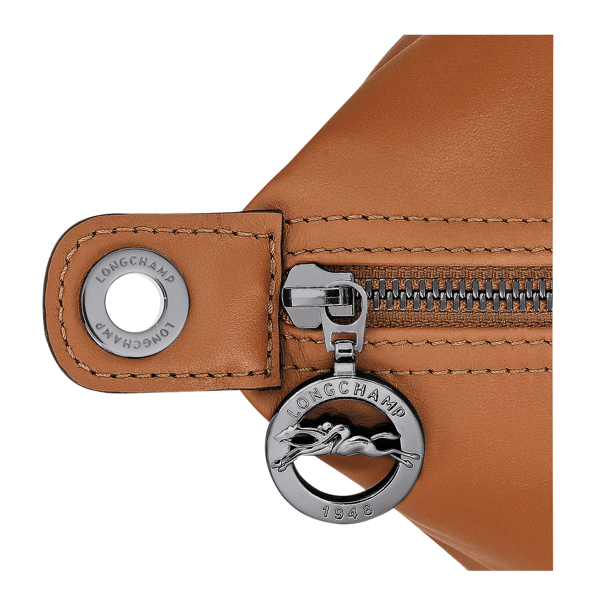 Le Pliage Xtra L Travel bag Cashew - Leather - 5