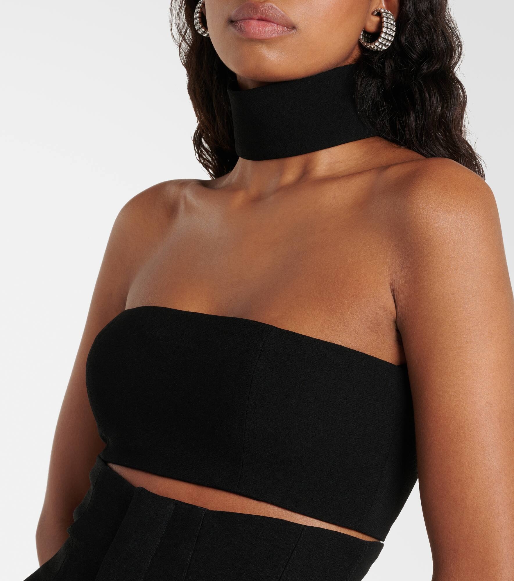 Crêpe bandeau top - 4