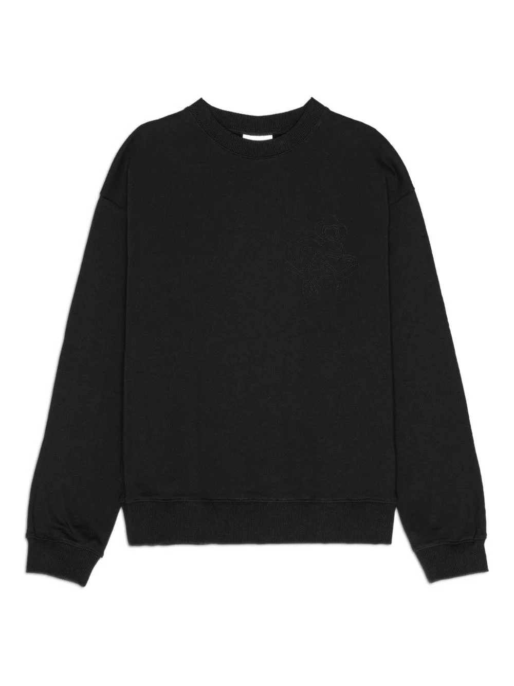 David logo-embroidered sweatshirt - 1